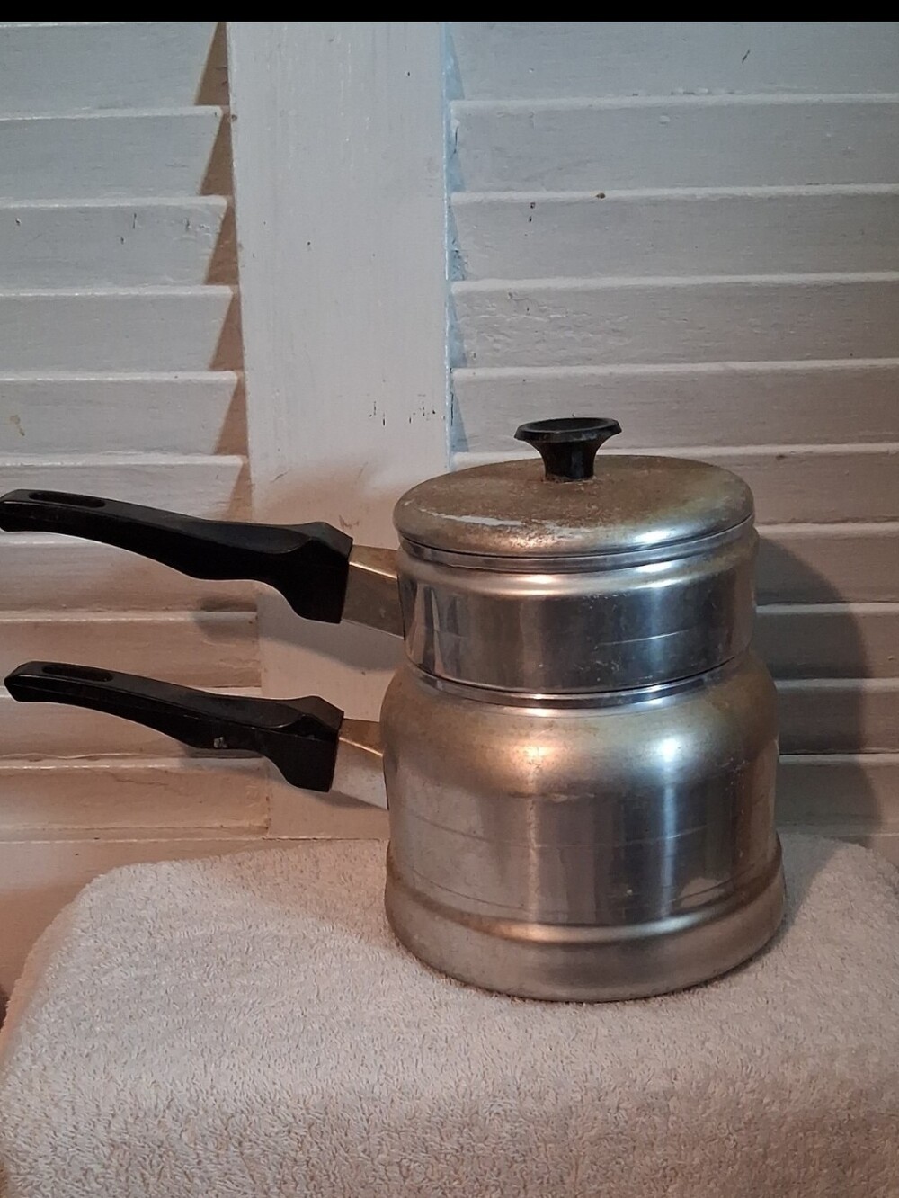 Vintage Mirro Double Boiler